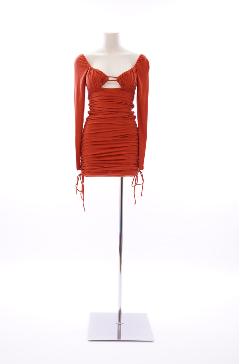 Rosette Mini Knit Dress